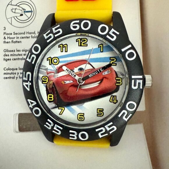 NWT - Disney Cars Kids' Plastic Time Teacher Analog Quartz 3D Strap Watch - Picture 4 of 15